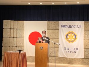 【第２７８３例会】ロータリー財団について　勝坂会員（２０２２年１１月１０日例会）